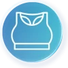 support for breast bra icon